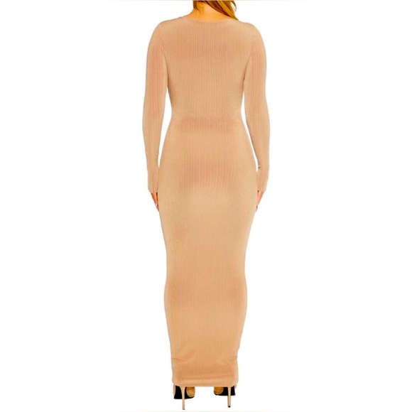 Naked Wardrobe Figure It All Out
Long Sleeve Dress Nude Coco Size Small - Picture 2 of 9